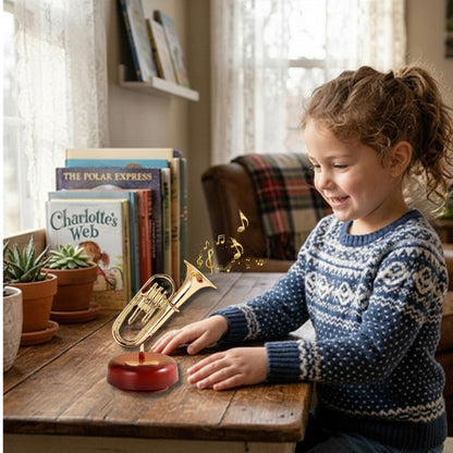 boite a musique enfant les instruments de musique  rotatifs tuba