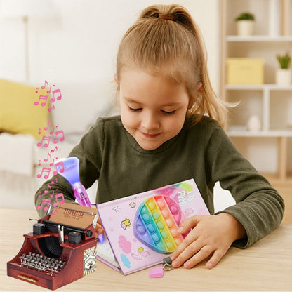 boite a musique enfant| Machine à Écrire Ancienne🎼⌨️