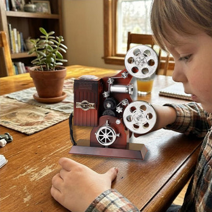 boite a musique enfant projecteur cinéma modèle réduit mignon