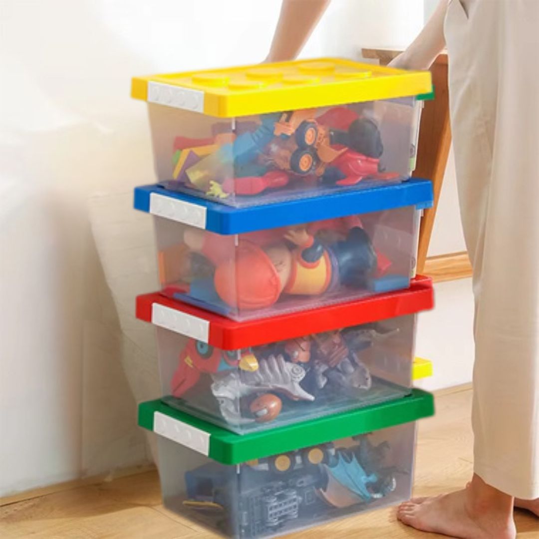 Boite de rangement plastique :4 couleurs et 2 tailles📥🤓 - JEUX - FOCUS
