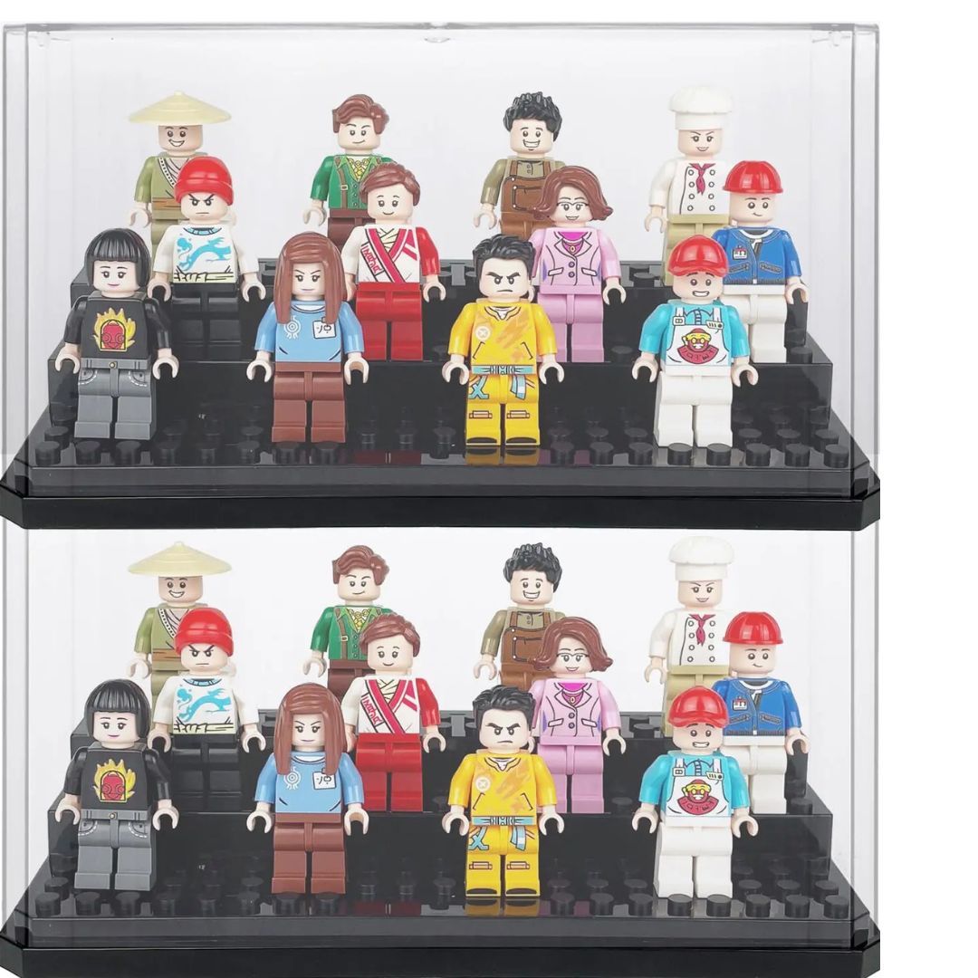 BOITE EN PLASTIQUE DE RANGEMENT: VITRINE LEGO MAGIQUE🏛️ - JEUX - FOCUS