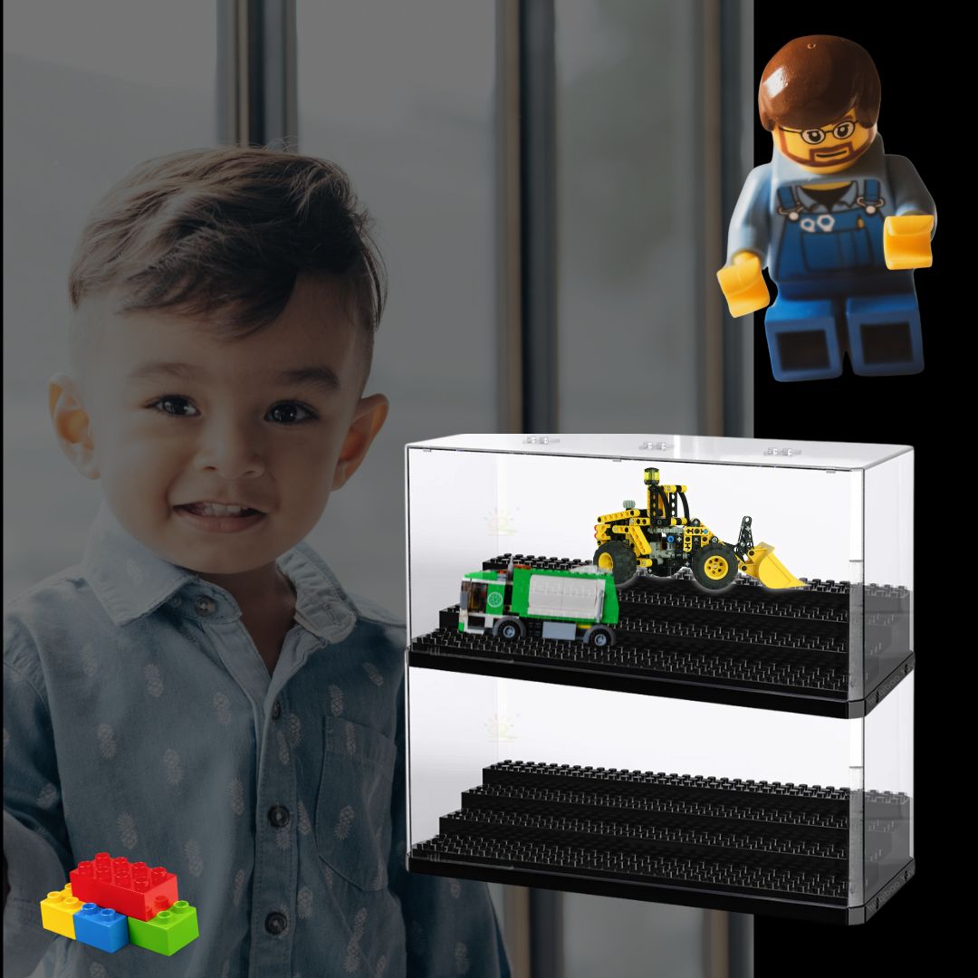 BOITE EN PLASTIQUE DE RANGEMENT: VITRINE LEGO MAGIQUE🏛️ - JEUX - FOCUS