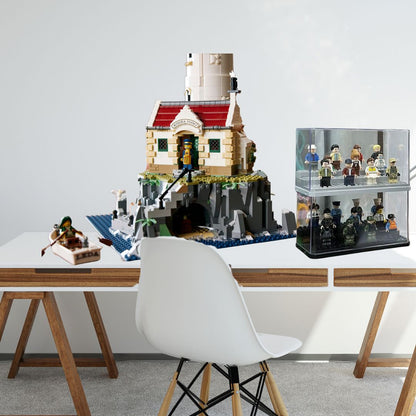 BOITE EN PLASTIQUE DE RANGEMENT: VITRINE LEGO MAGIQUE🏛️ - JEUX - FOCUS