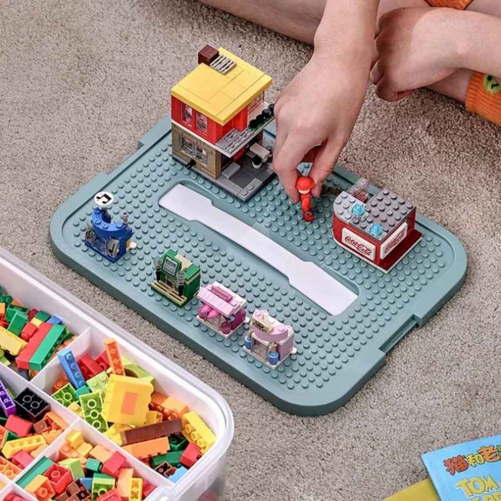 couvercle Lego de boite en plastique