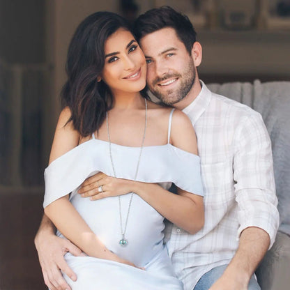 Bola de grossesse argent: La Famille 👨‍👩‍👦avec boule harmonie de 20mm👩🏻‍🍼🤰🏻 - JEUX - FOCUS