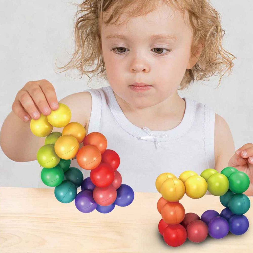 boule anti stress 20 boules magnétiques Fidget toys éducatif