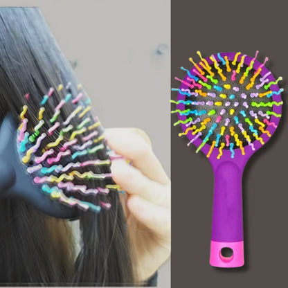 brosse à cheveux | Brosse Arc-en-ciel et miroire Magique ✨