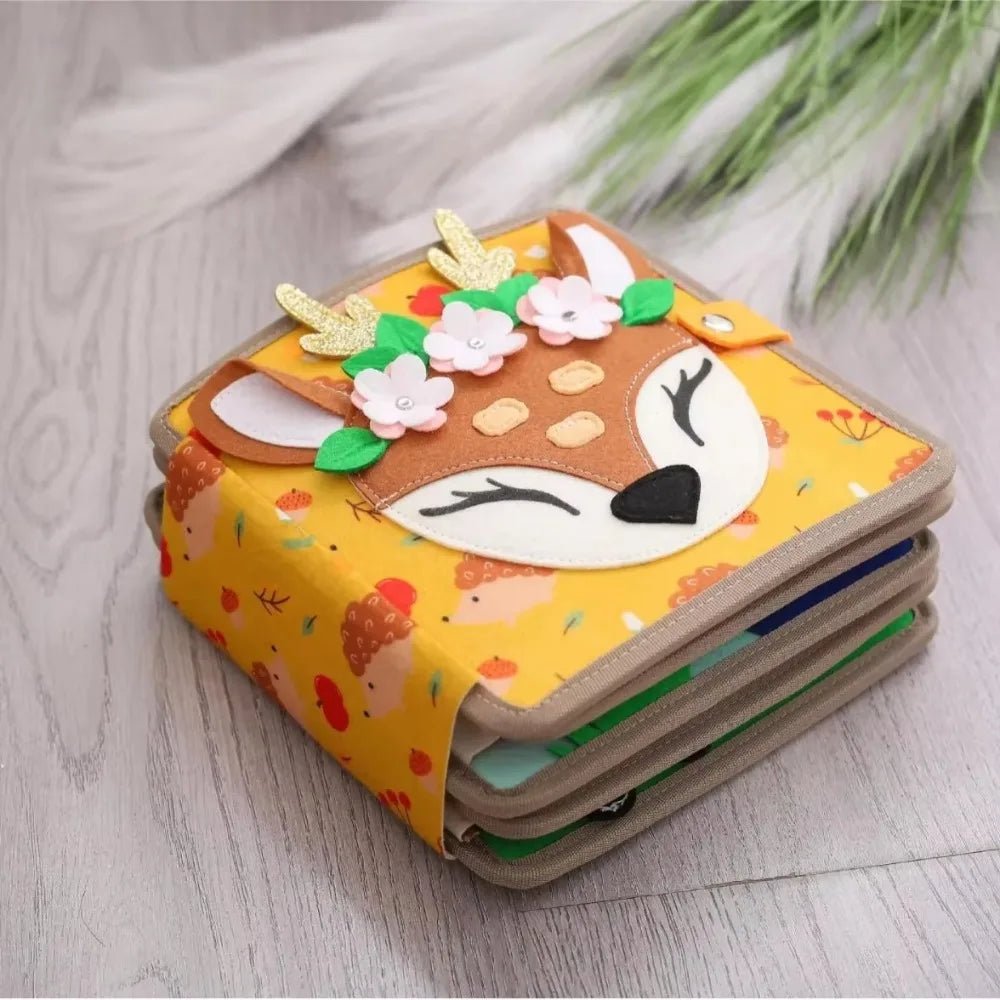 BUSY BOARD: Livre Montessori: La petite biche enfant 2 à 6ans📚🦌 - JEUX - FOCUS