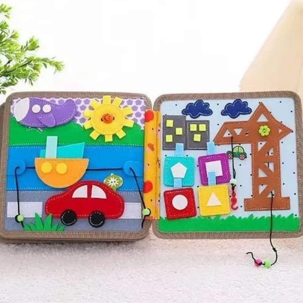 BUSY BOARD: Livre Montessori: La petite biche enfant 2 à 6ans📚🦌 - JEUX - FOCUS