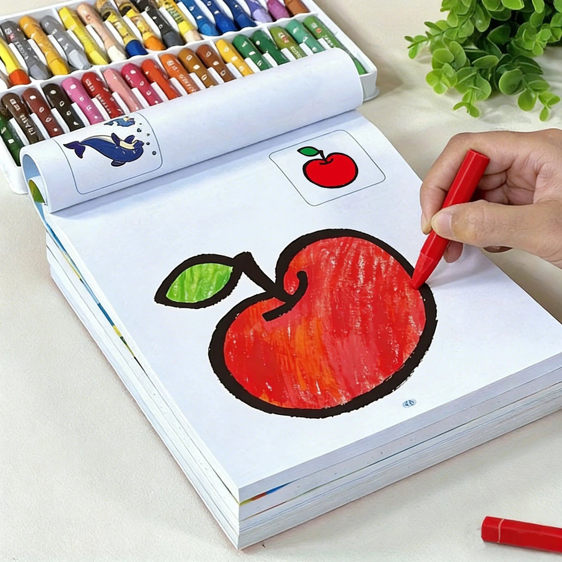 cahier de coloriage pour petits enfants de 3-6ans, activité anti stress calme et détente