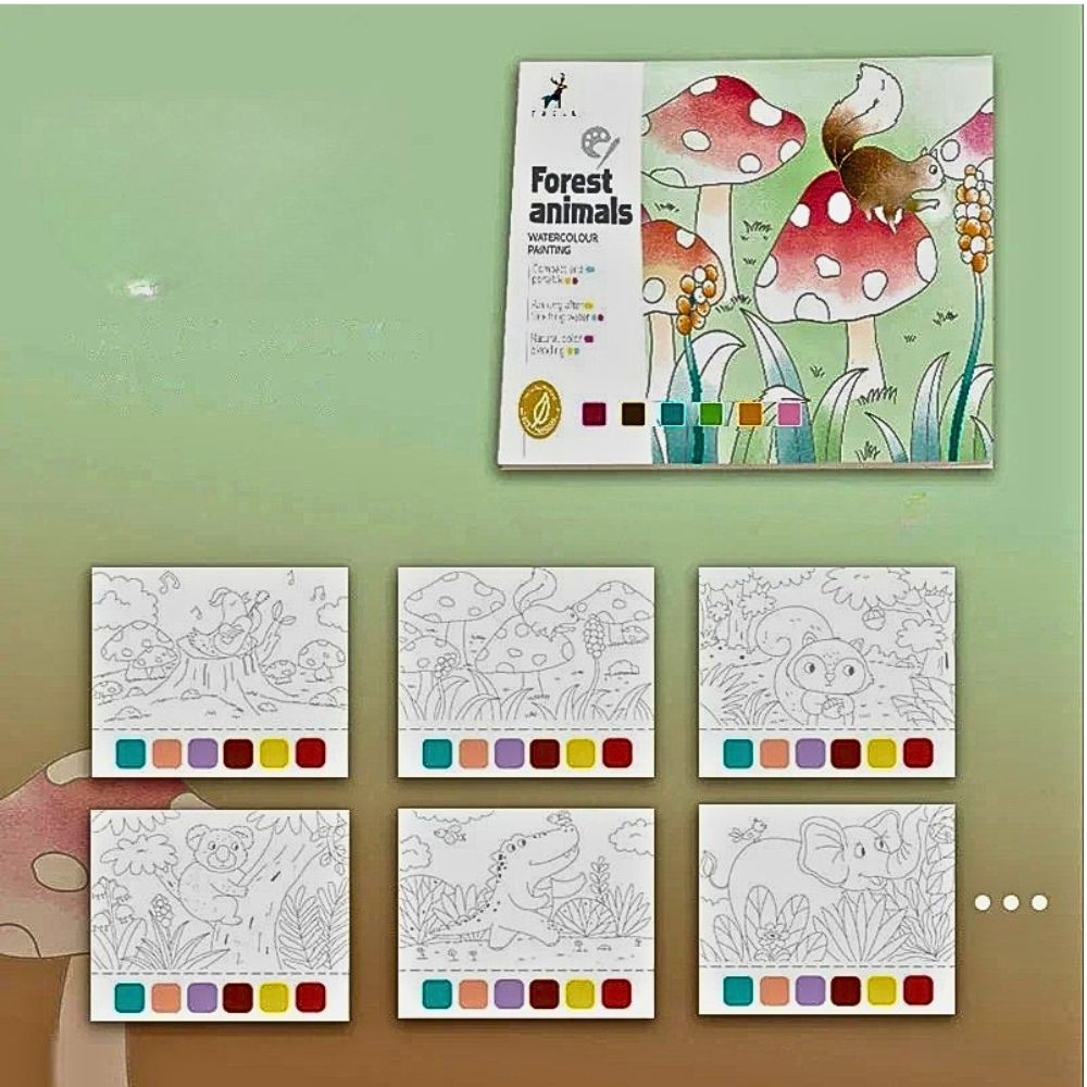 Cahier de dessin PREMIUM| Aquarelle pour Enfant🎨🖌️