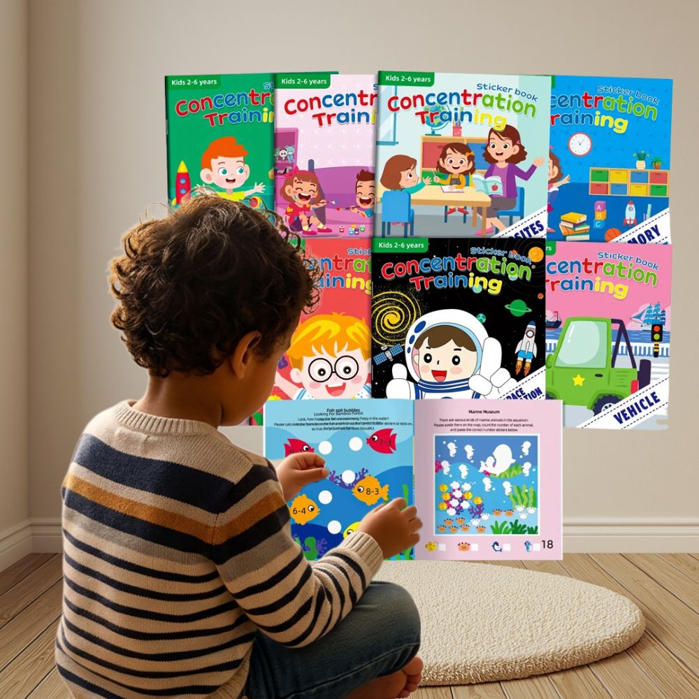 cahier de vacances ludique  sticker book anglais et image stratégie d apprentissage prépare l'enfant de 3-6ans
