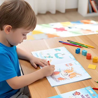cahier de vacances maternelle colorier , observer et rechercher  prépare à la rentrée scolaire