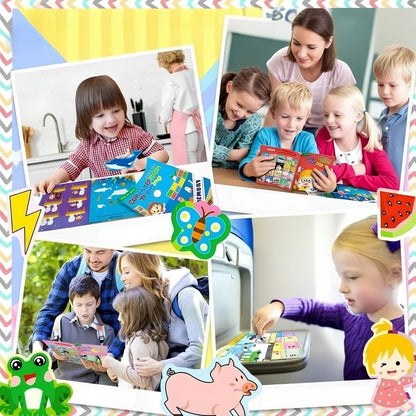 CAHIER DE VACANCES| Montessori Entraînement à la Concentration-Mon STICKERBOOK™