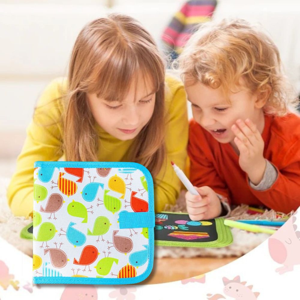 CAHIER DESSIN EFFAÇABLE | Ardoise StoryBook™ Effaçable, Multipages: 6, 10 ou 16 pages
