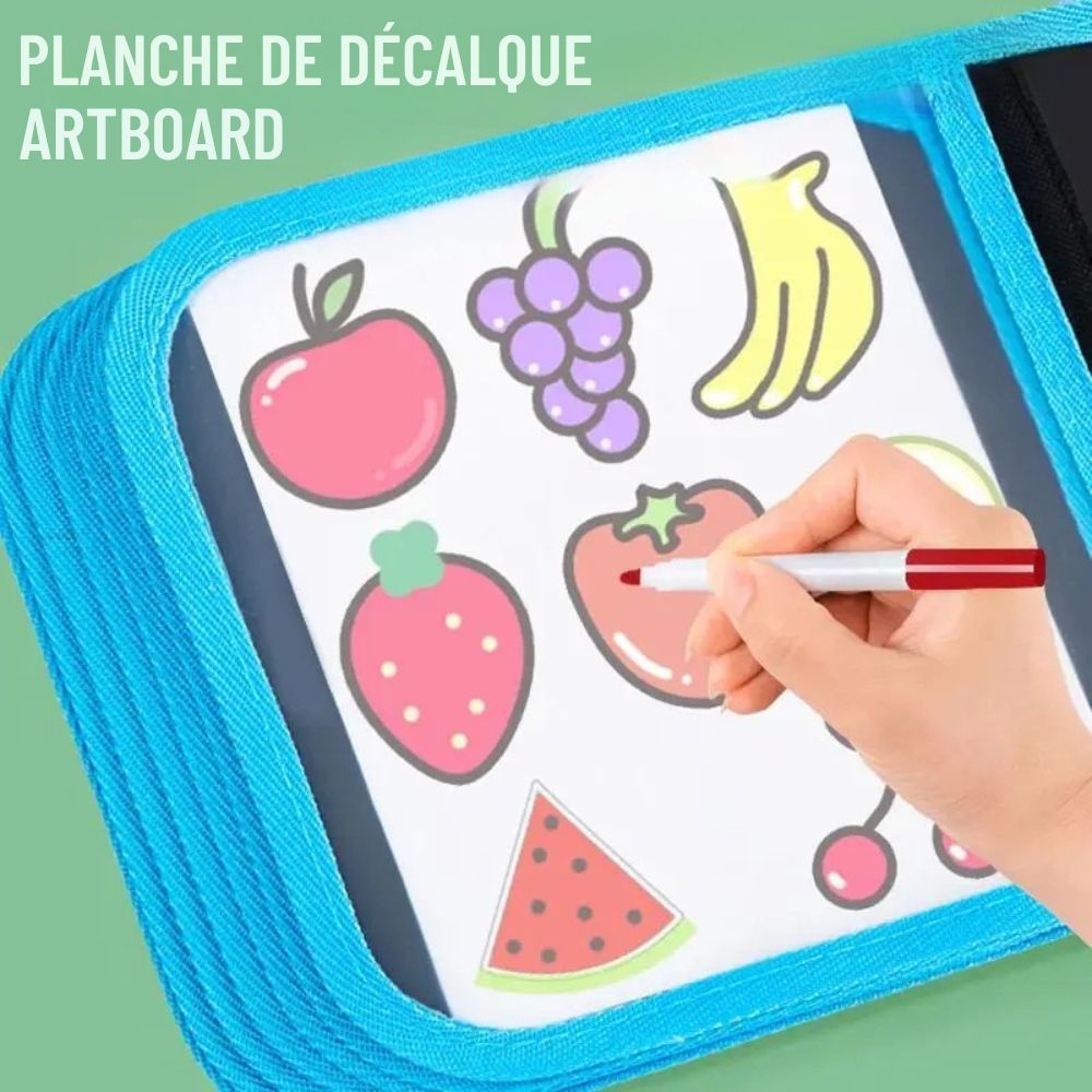 CAHIER DESSIN EFFAÇABLE | Ardoise StoryBook™ Effaçable, Multipages: 6, 10 ou 16 pages