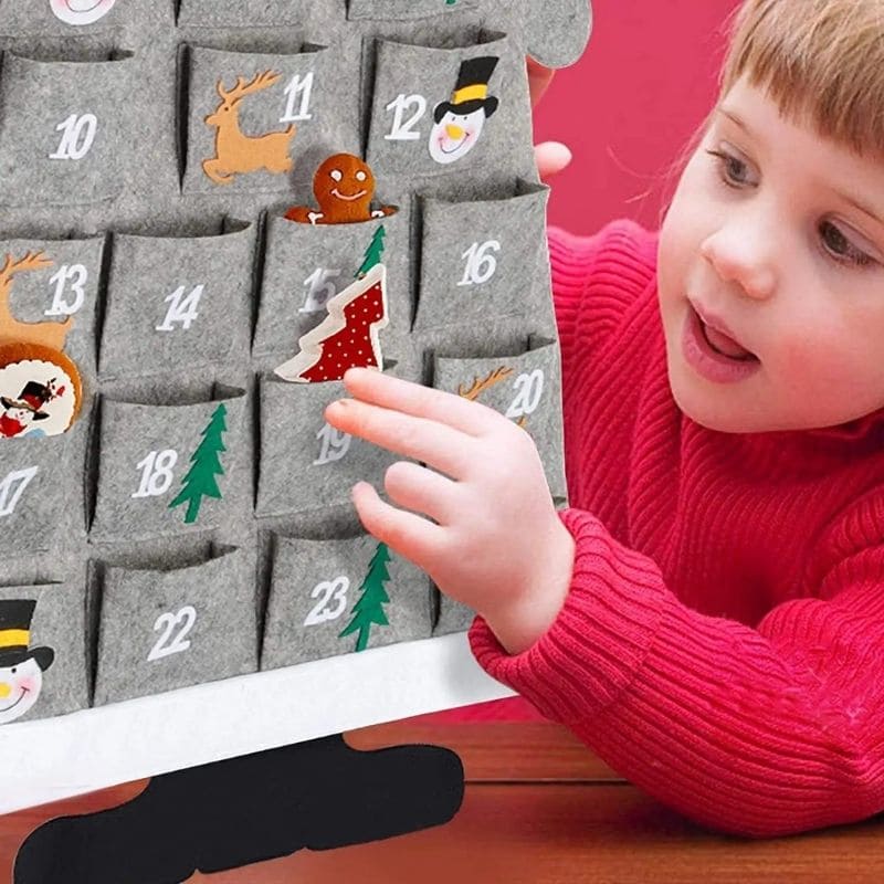 remplissez vous même le calendrier de l'avent à remplir de votre enfant