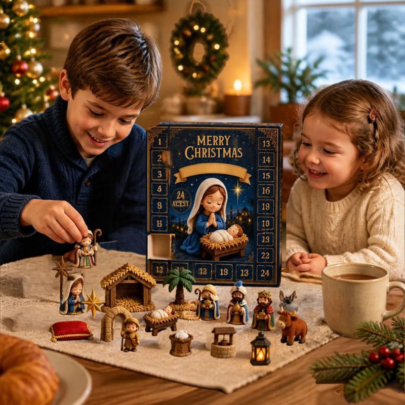 CALENDRIER DE L'AVENT : L'histoire de la NATIVITÉ racontée en 24 portes