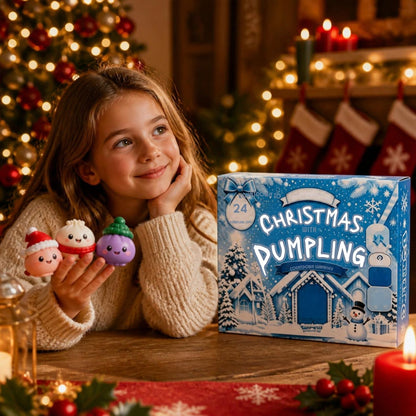 calendrier de l'avent enfant 2026 rempli de  dumplings squishys décompte surprise