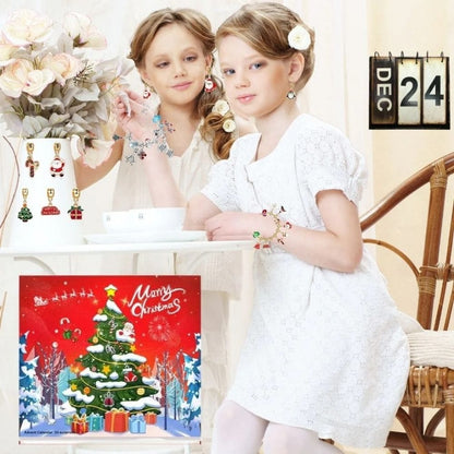 calendrier de l'avent bijoux enfant à faire avec sa soeur
