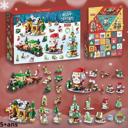 Calendrier de l'Avent enfant : Blocs de construction de Noël🎄