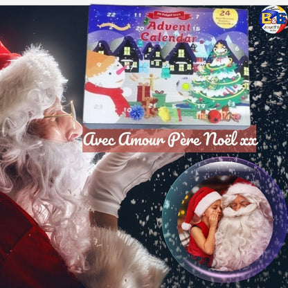 Calendrier de l'Avent avec des jouets anti stress et des Pop It🎅🪀