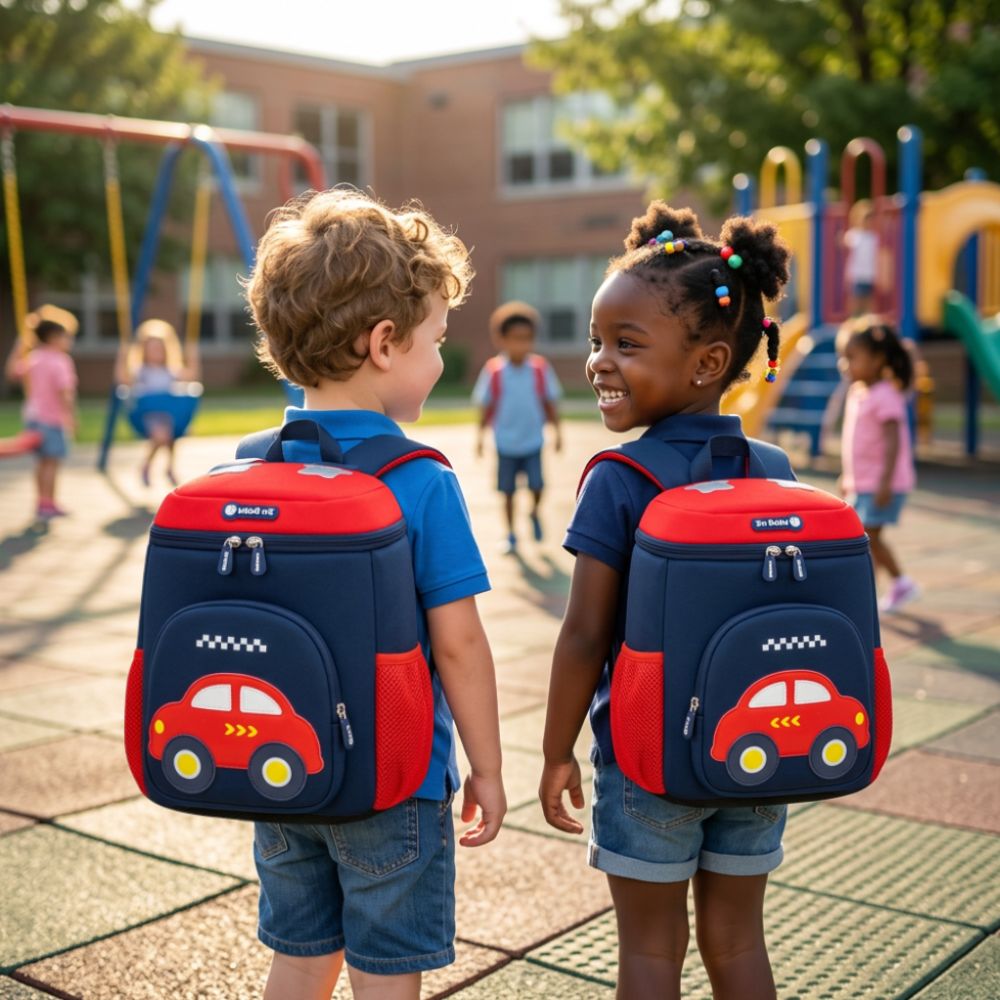 cartable Maternel léger et joli et adapté aux filles et aux garçons 3-8 ans  