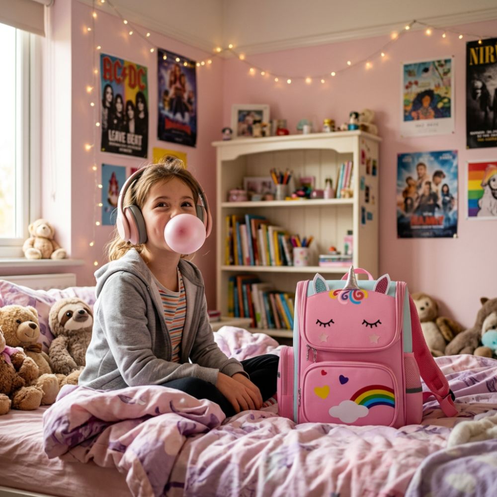 cartable cp fille léger et confortable  rend le retour à l'école excitant