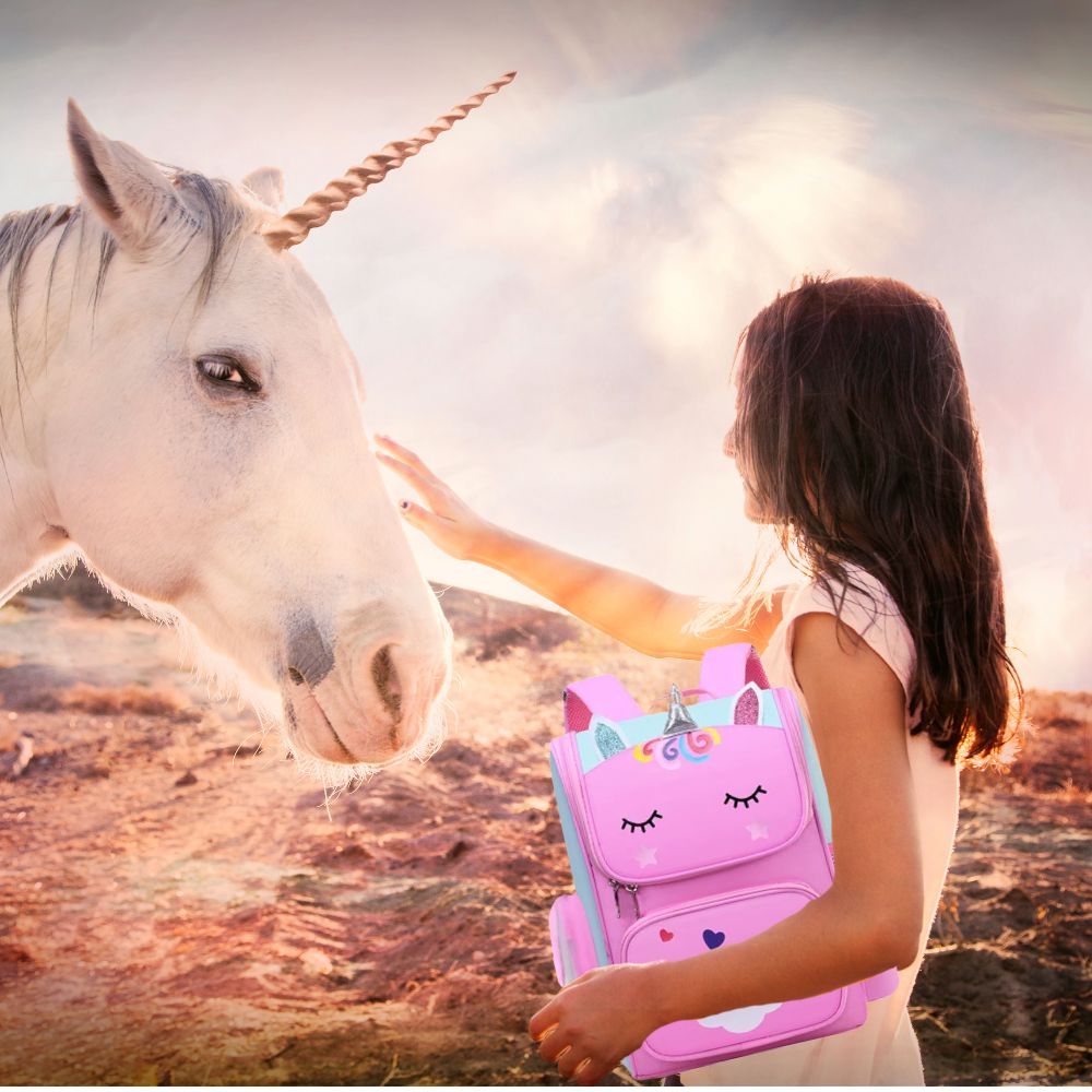 cartable cp fille rose pour vraie fan de licorne