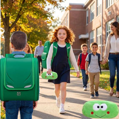 jour de la rentrée scolaire tous Prêts avec son Cartable enfant neuf