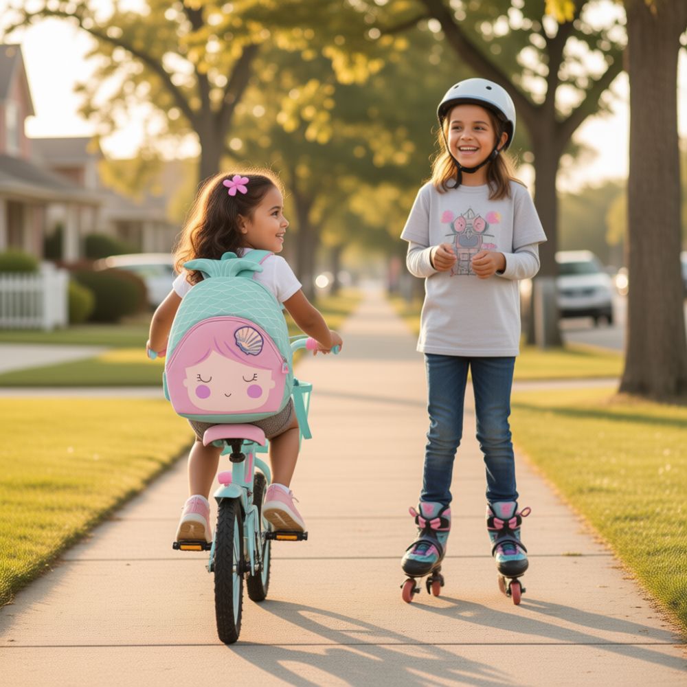 cartable fillette maternelle la petite sirène léger, mignon et de très bonne qualité durable
