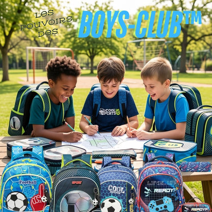 former son boys club rapidement dès la rentrée grâce aux couleurs de notre cartable c est facile et rassurant