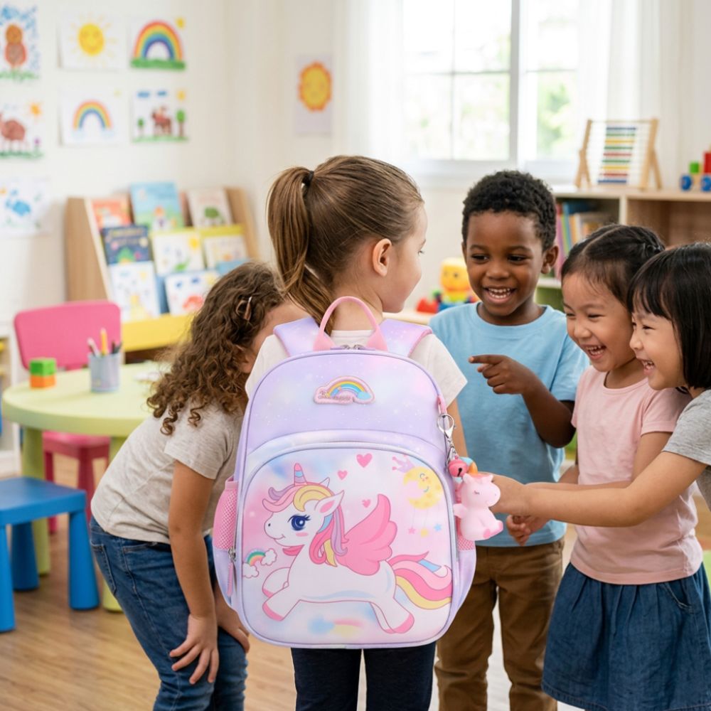 cartable maternelle fille violet