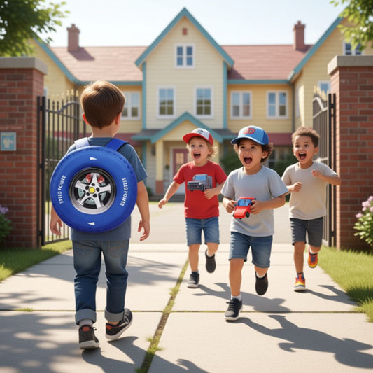 cartable maternelle garçon fan de petites voitures et de camion , modèle Coréen pour soutenir la colonne vertébrale