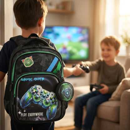 cartable pour garcon maternelle des gars de 5 ans qui aime les jeux vidéo