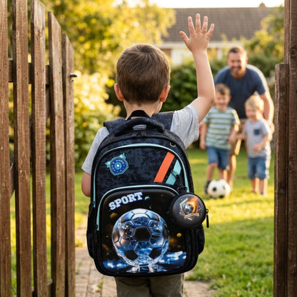 cartable pour garcon maternelle qui aime jouer au foot et les match de pro