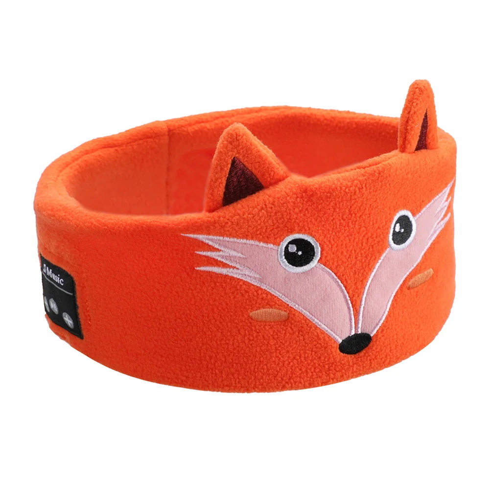 casque-audio-enfant-renard-oranger