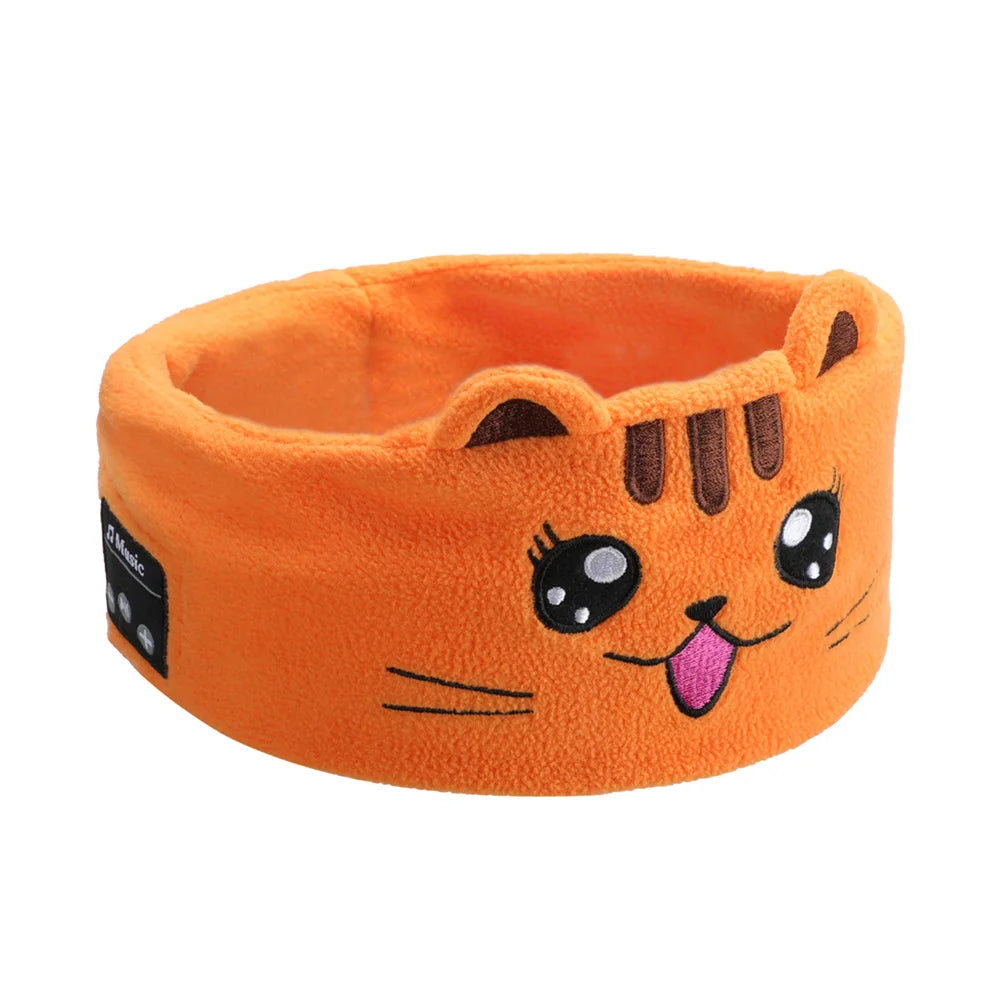 casque-audio-enfant-tigre-orangé