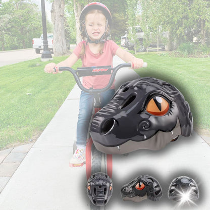 CASQUE VELO ENFANT| casques de sécurité DINOSAURE amusant🦖🚴🏼🛹 - JEUX - FOCUS