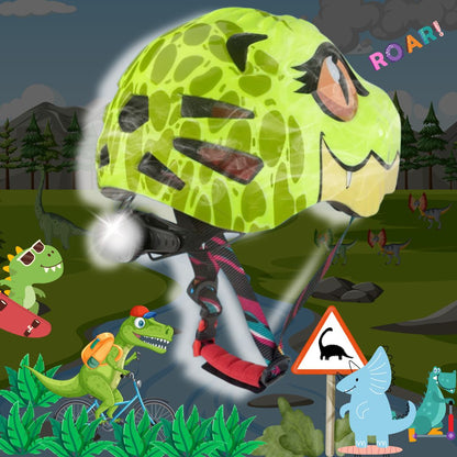 CASQUE VELO ENFANT| casques de sécurité DINOSAURE amusant🦖🚴🏼🛹 - JEUX - FOCUS