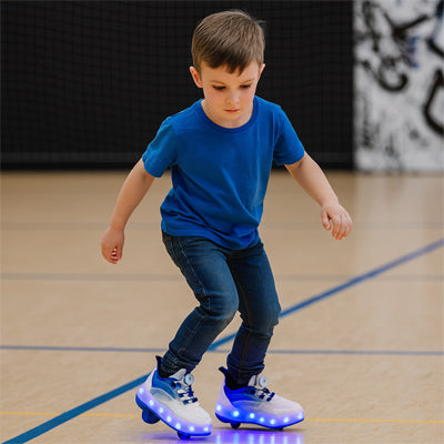 chaussure à roulette confortable sans lacet