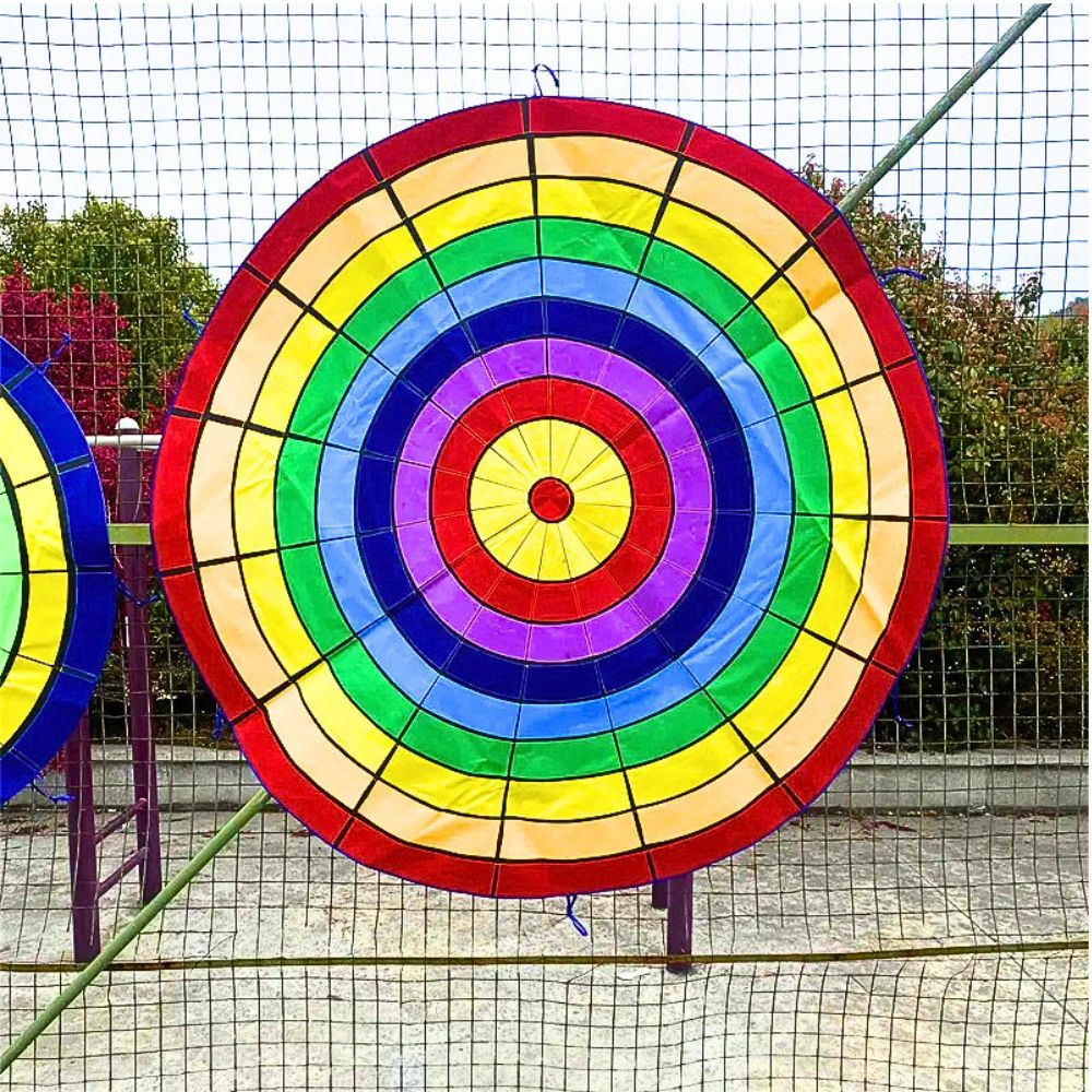 cible flechette géant   pour tous avec balles collantes