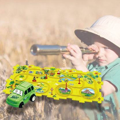 circuit voiture ENFANT puzzle circuit voiture de course