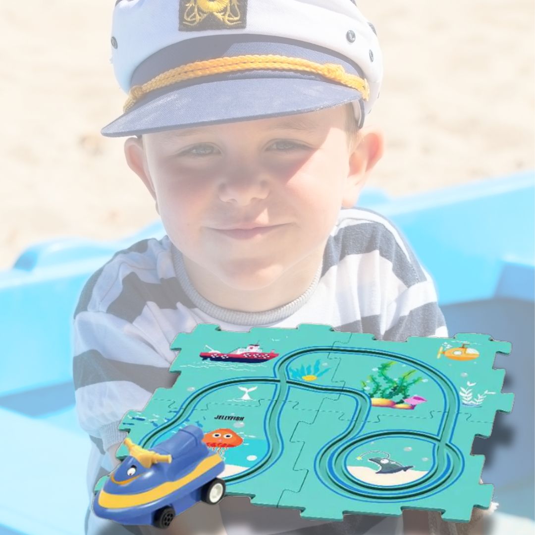 circuit voiture enfant 3 ans voiture jouet électrique joli bateau  à pile