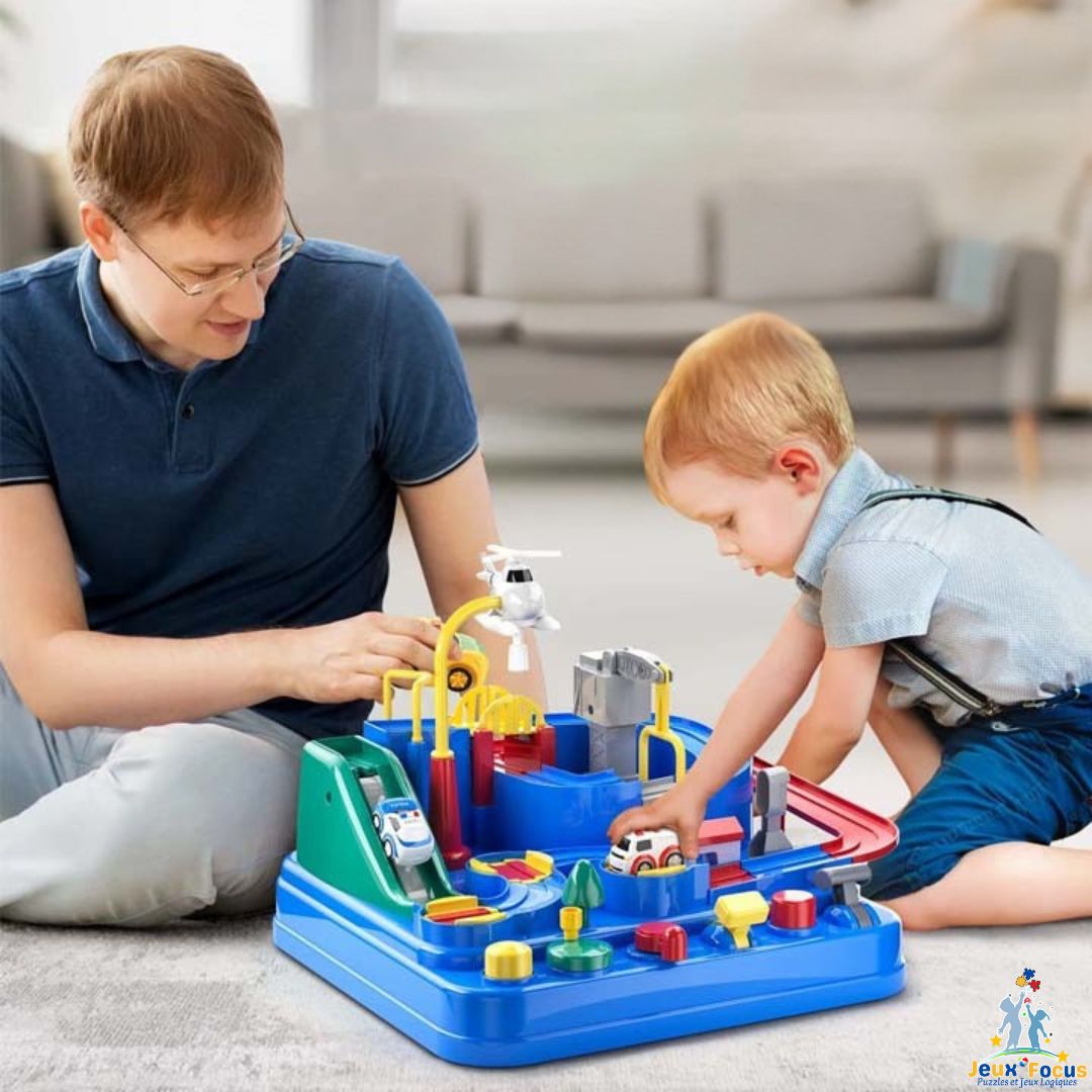 circuit voiture enfant 3 ans jeu de développement et d'apprentissage en famille