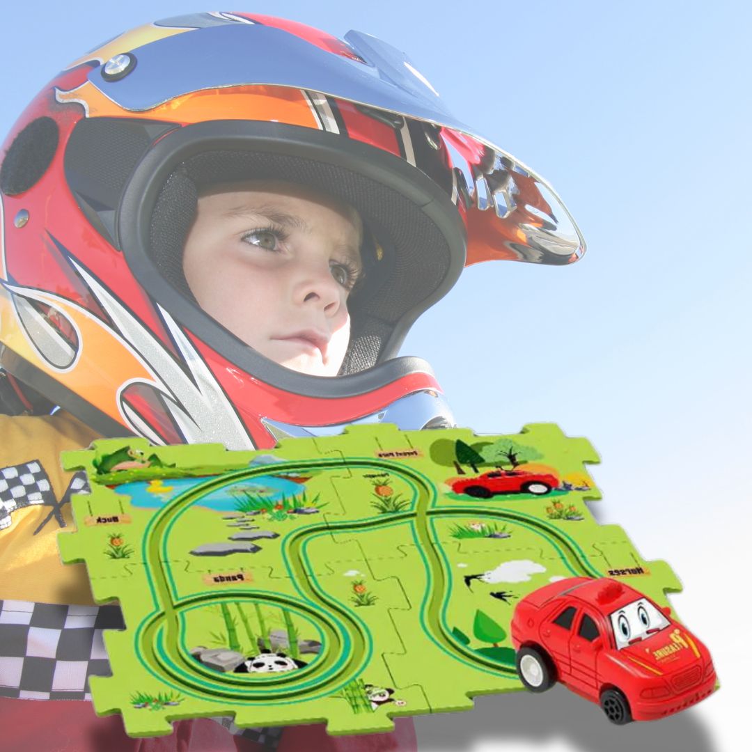 circuit voiture enfant puzzle 3ans cadeau 2ans