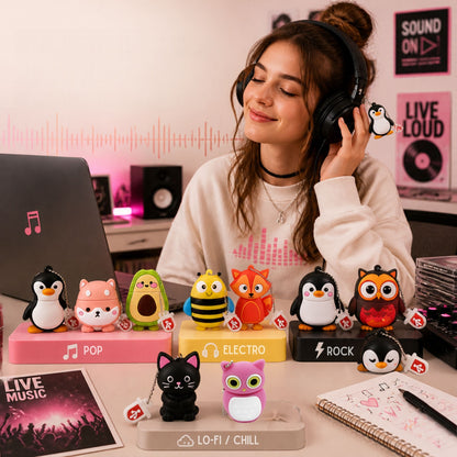 clé USB colorée amusantes toutes différentes pour une meilleur organisation visuelle