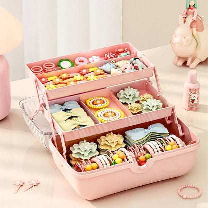 Coffre de Rangement "Girly" pour petits Accessoires📎🧰 - JEUX - FOCUS