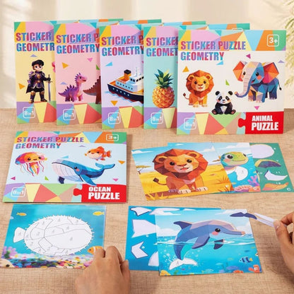 COLORIAGE PAR NUMÉRO | Le Puzzle Sticker Book™ Jeu de calcul - enfant de 3-7ans