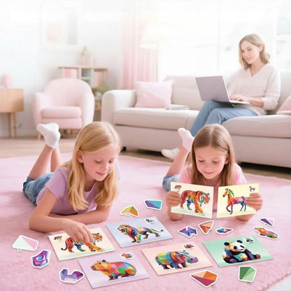Coloriage par numero avec des autocollants  puzzle sticker 3D 